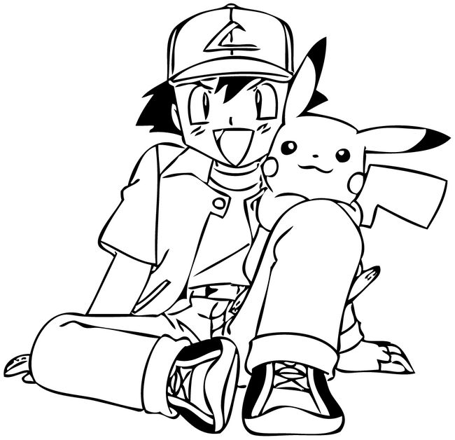 Pikachu und Ash