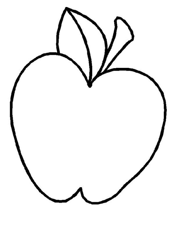 ausmalbild Der Apfel von Schneewittchen