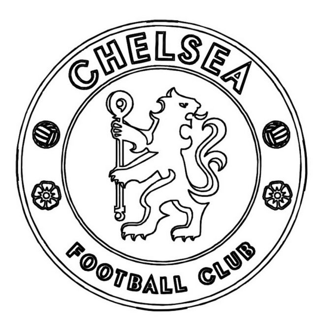 ausmalbild FC Chelsea