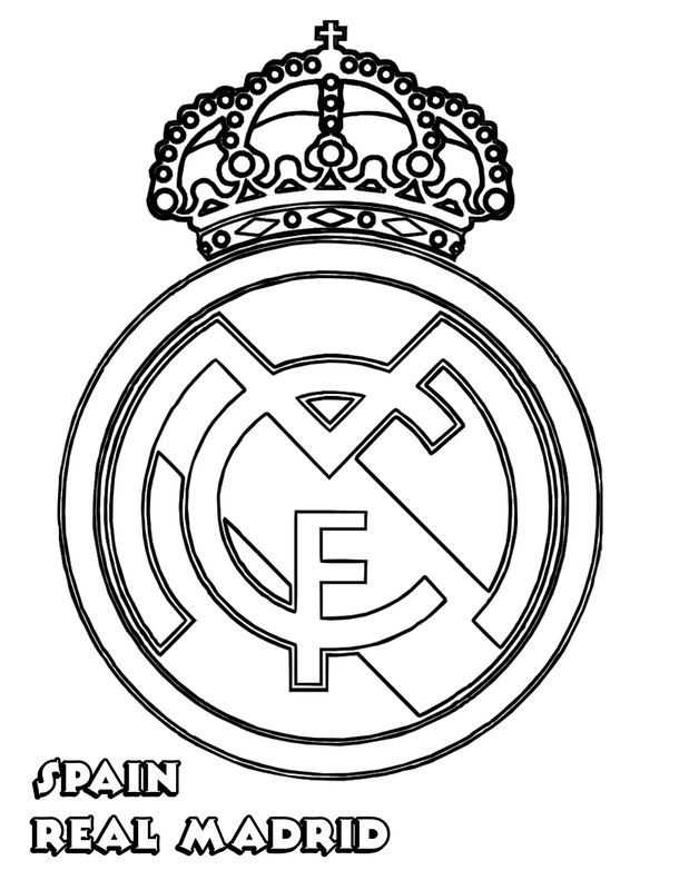 ausmalbild Real Madrid