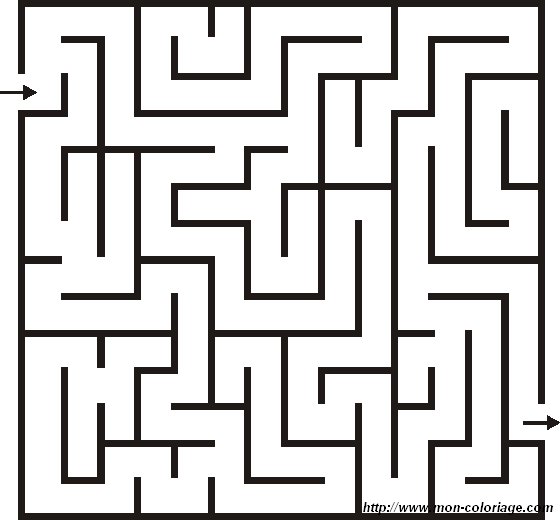 ausmalbild labyrinth 1