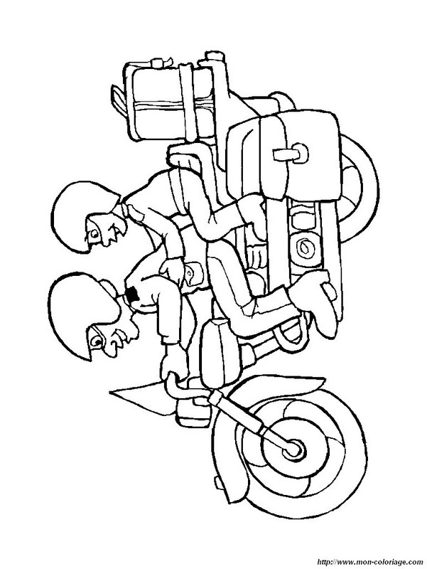 ausmalbild motorrad 02