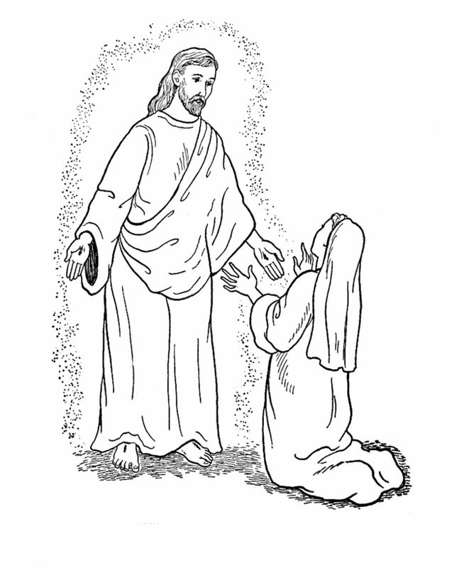 ausmalbild Jesus von Nazaret