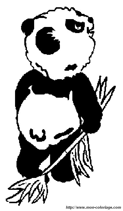 ausmalbild panda5