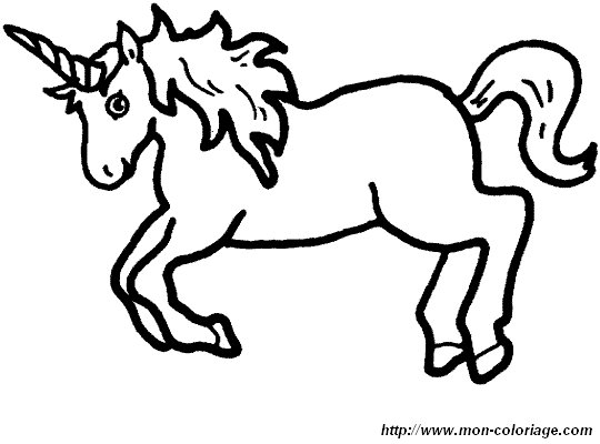 ausmalbild einhorn 03