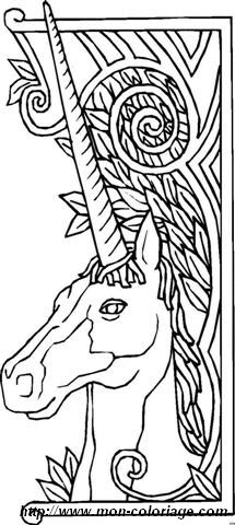 ausmalbild einhorn 09