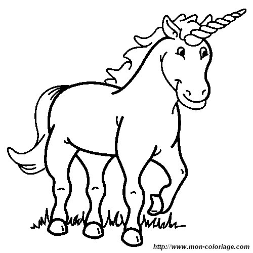 ausmalbild einhorn 22