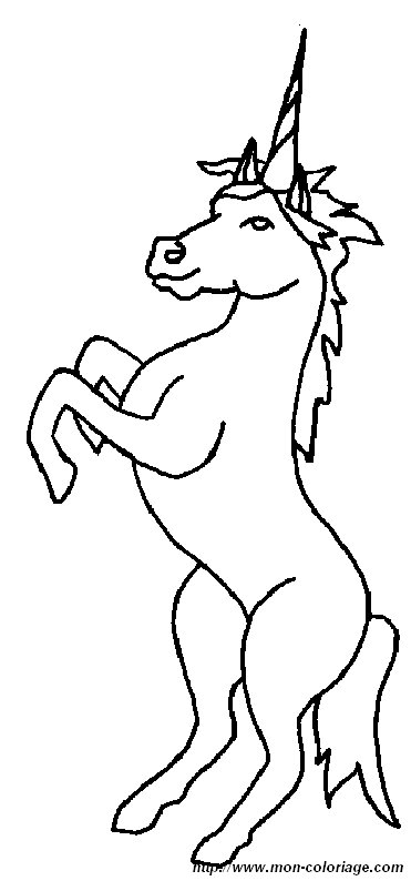 ausmalbild einhorn 25