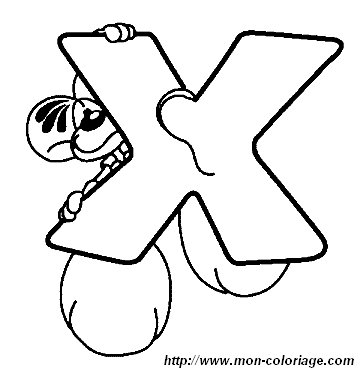 ausmalbild alphabet alphabetdiddl x  