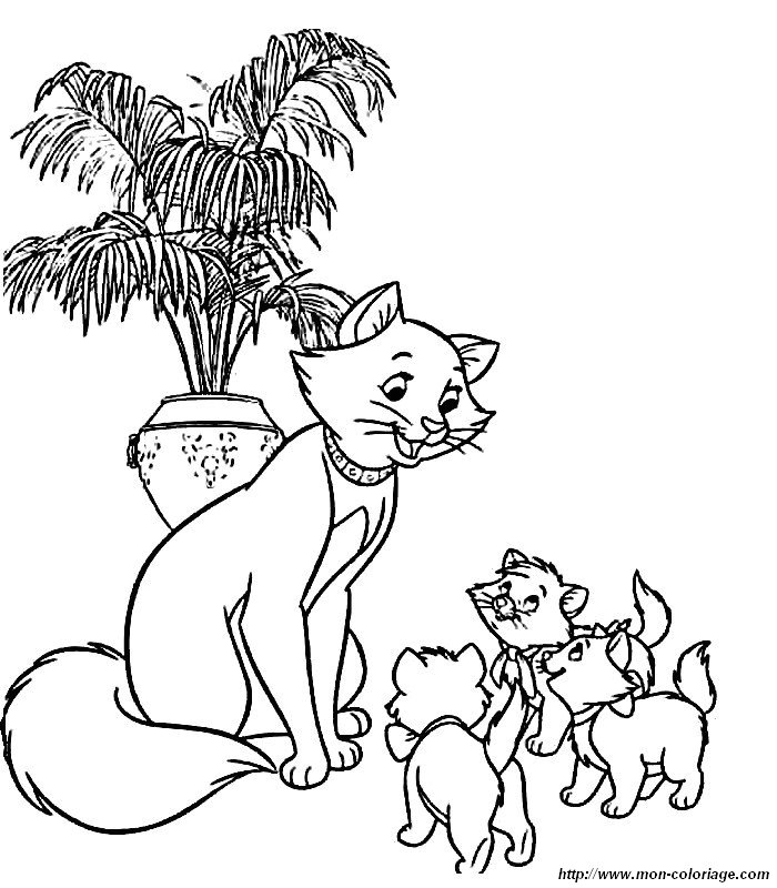 ausmalbild malvorlagen aristocats