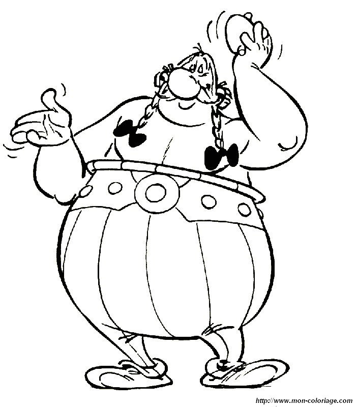 ausmalbild ausmalen asterix obelix