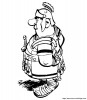 ausmalbilder asterix obelix