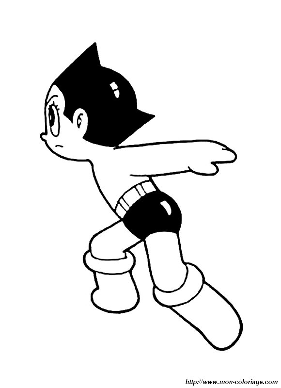 ausmalbild astro boy 13