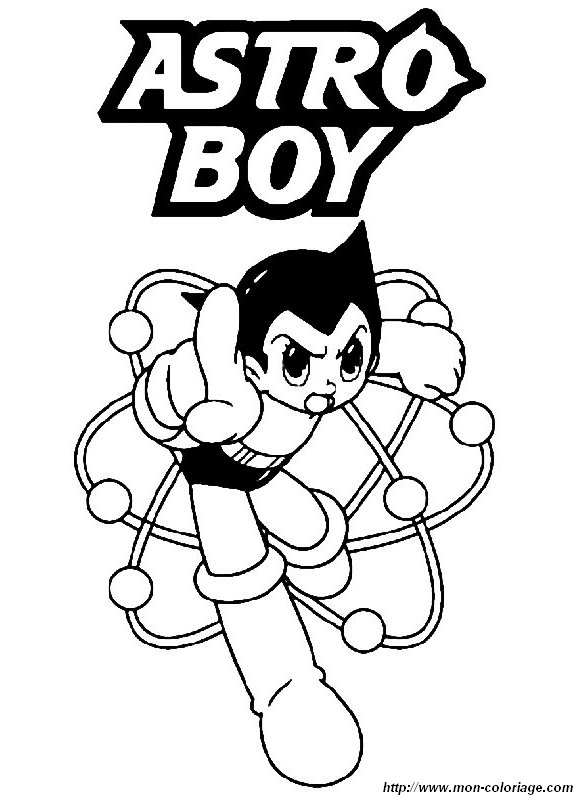 ausmalbild astro boy 6