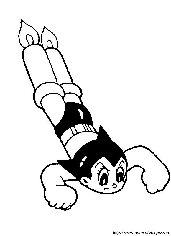 ausmalbild astro boy 7