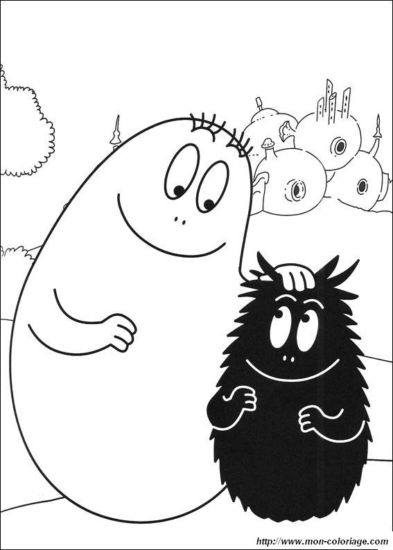 ausmalbild barbapapa 32