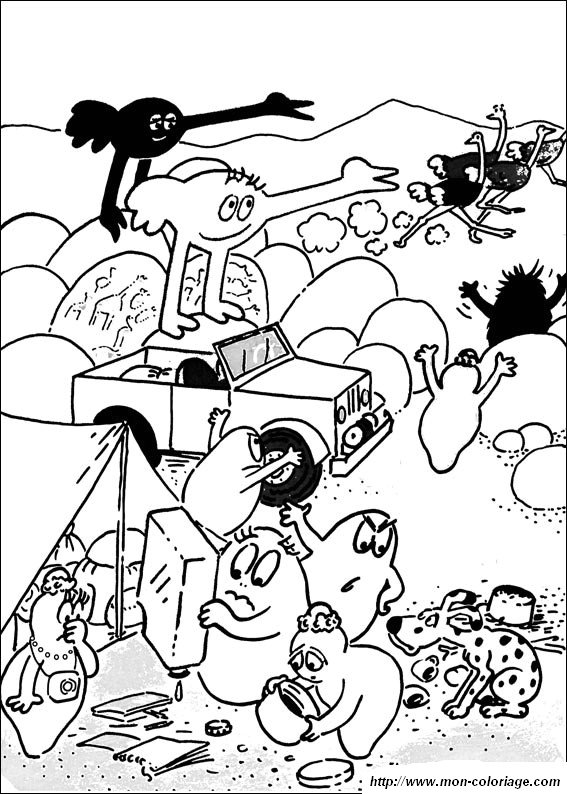 ausmalbild barbapapa 41