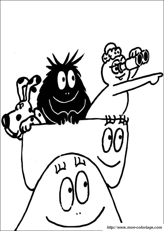 ausmalbild barbapapa 416