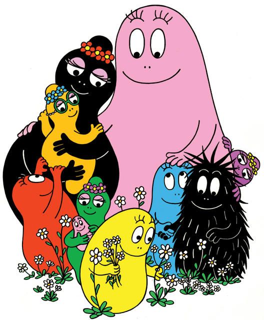 ausmalbild barbapapa d