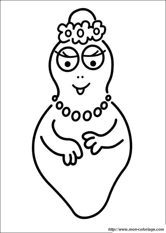 ausmalbild barbapapa malvorlagen