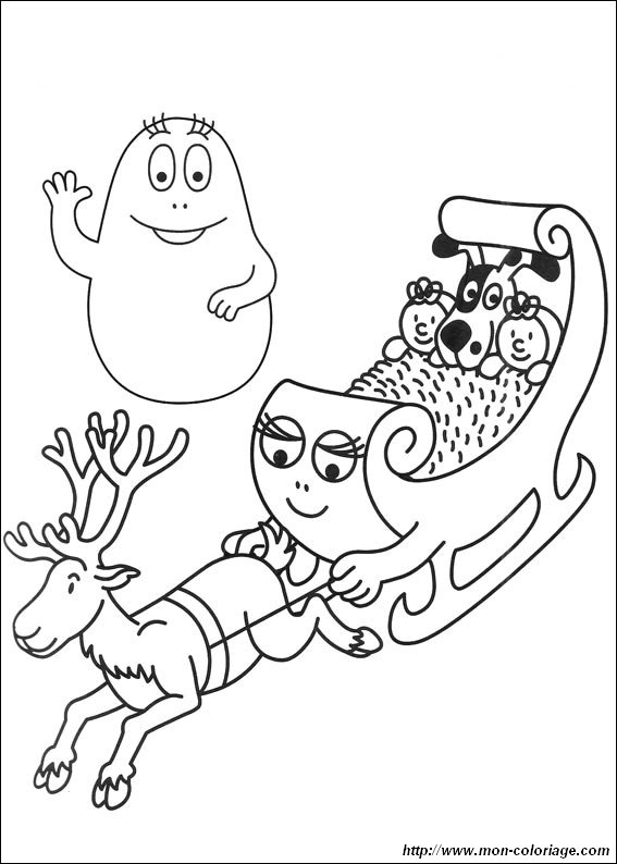 ausmalbild barbapapa 001