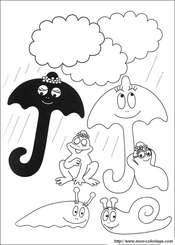 ausmalbild barbapapa 44