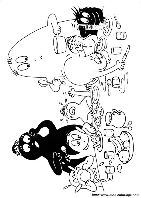 ausmalbild barbapapa 56