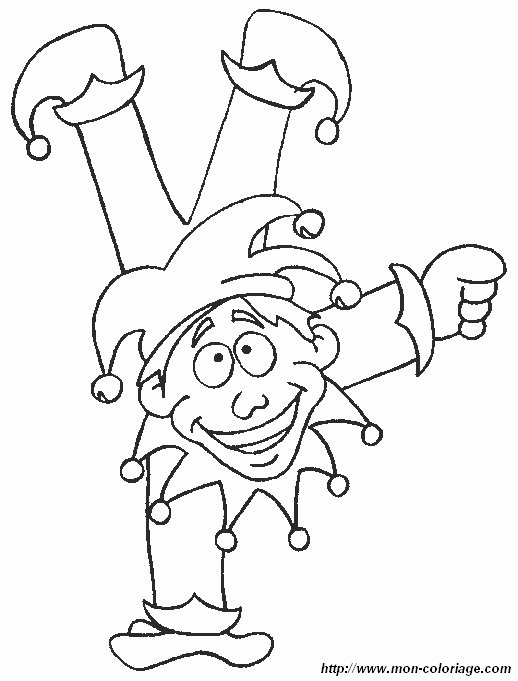 ausmalbild karneval 21