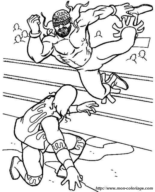 Lass die Muskeln spielen! Entdecke die Welt der Wrestling Ausmalbilder!