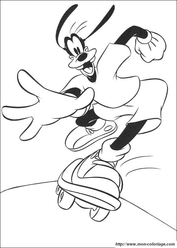 ausmalbild bilder goofy