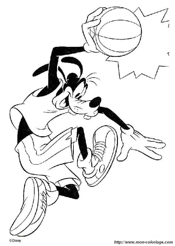 ausmalbild goofy 02