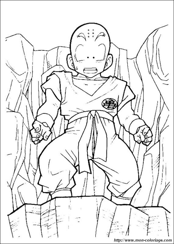 ausmalbild krillin