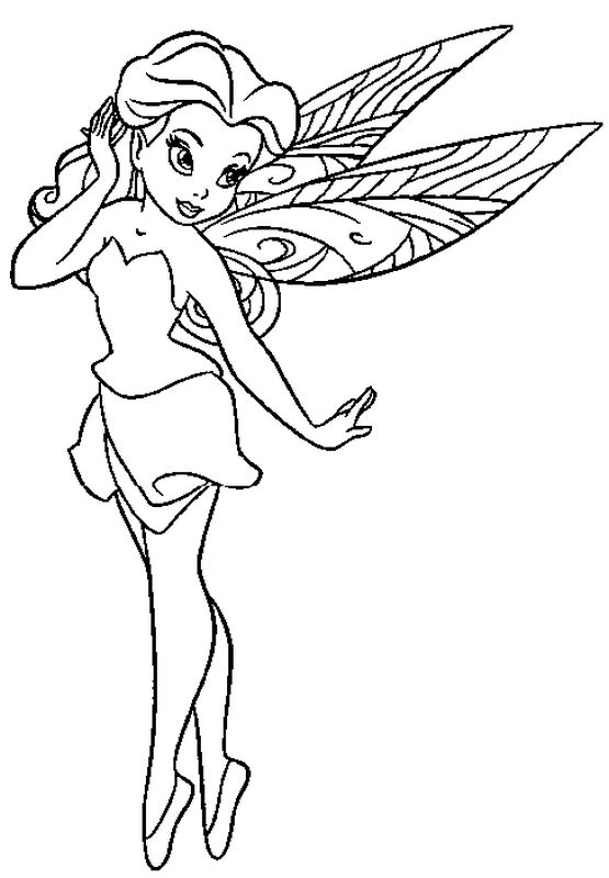 ausmalbild Disney Tinkerbell