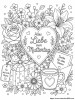 Ein blumiges Malbild voller Liebe fuer Mama