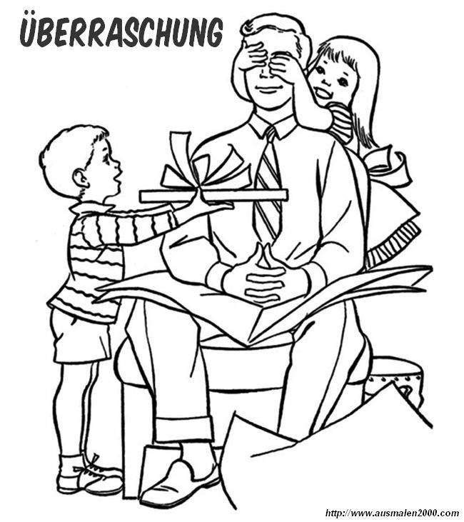 ausmalbild Wir haben eine Uberraschung fur dich