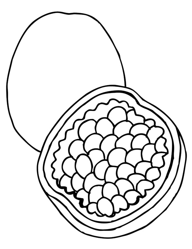 ausmalbild Grenadine Sirup