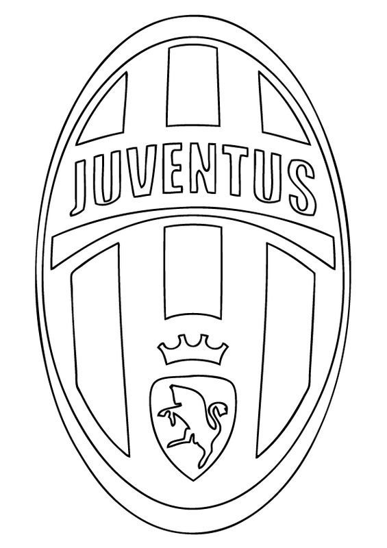 ausmalbild Juventus Turin