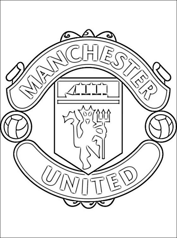 ausmalbild Manchester United