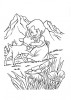 Inmitten der Blumen und der Tiere