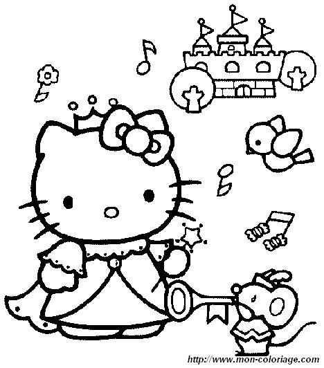 ausmalbild hello kitty 10