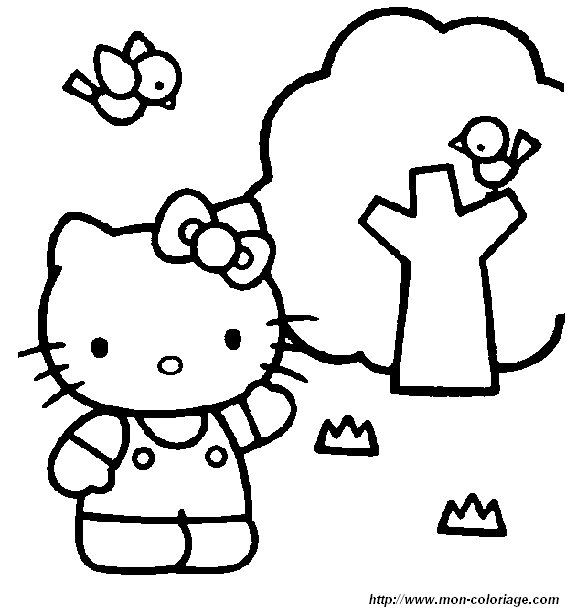 ausmalbild hello kitty 4