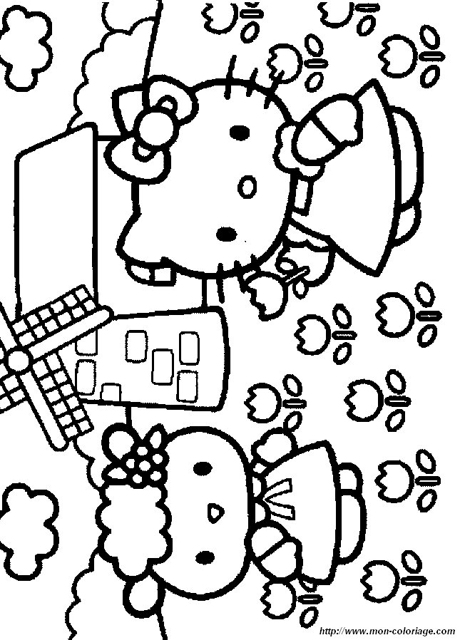 ausmalbild hello kitty 6