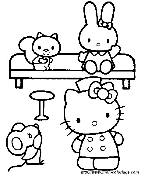 ausmalbild hello kitty 8