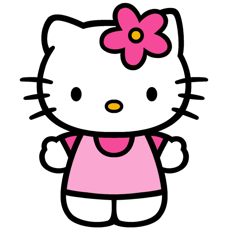 ausmalbild hello kitty