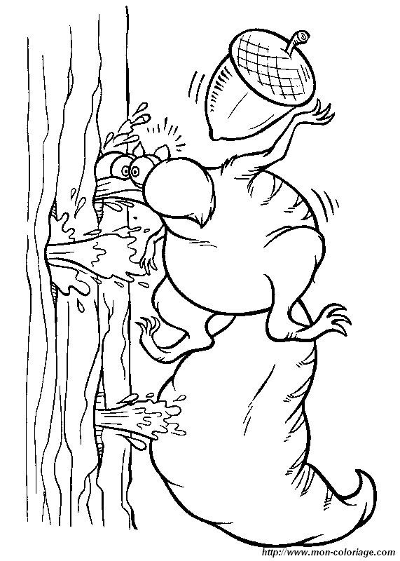 ausmalbild ice age 03
