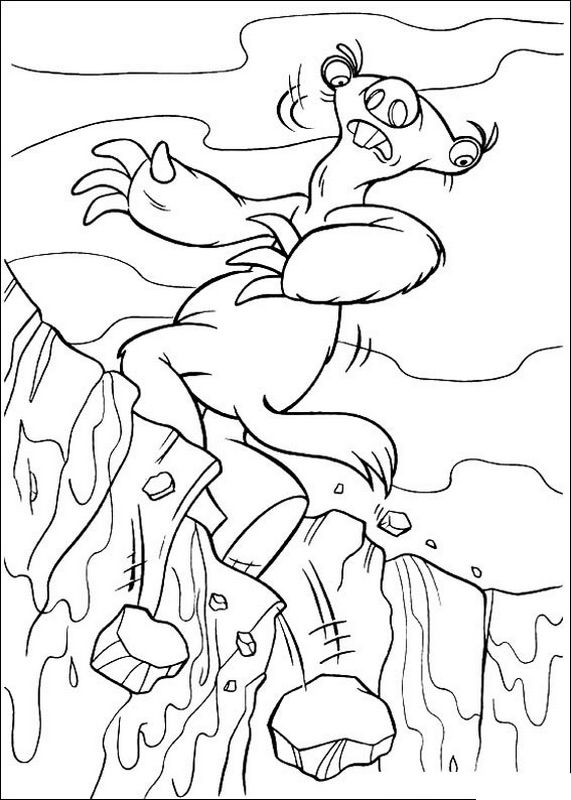 ausmalbild Sid ist ein Schelm