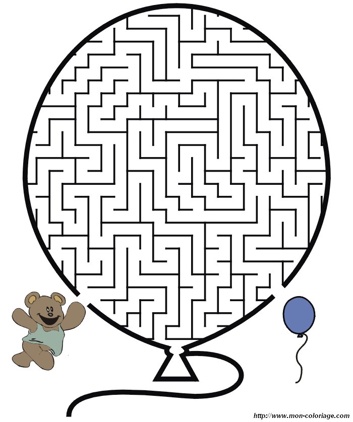 ausmalbild labyrinth 013