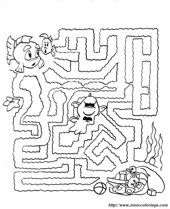 ausmalbild labyrinth 014