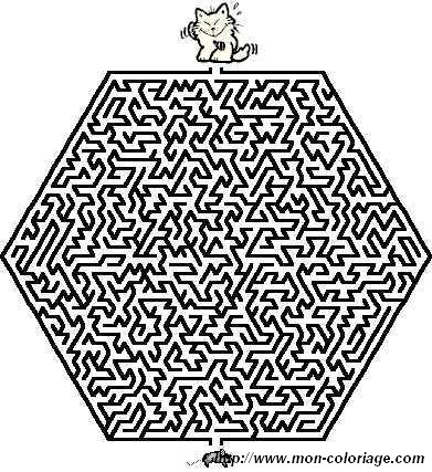ausmalbild labyrinth tiere