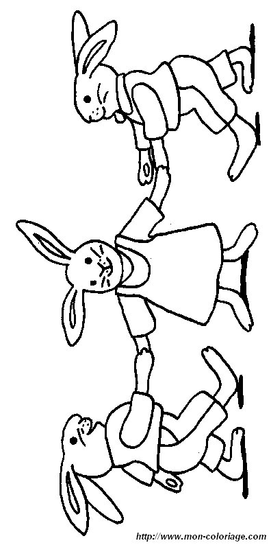 ausmalbild kaninchen 0016